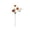 Orange, variant on Xuyuer Vintage Fall Artificial Chrysanthemum Stem, Multi-Color Dried Look Faux Flower Sprig, Long Stem Floral Pick For Vase, Table, Cottage Style Home Decor,Green