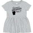 thumbnail image 3 of Inktastic Someone in Arkansas Loves Me Girls Baby Dress, 3 of 5