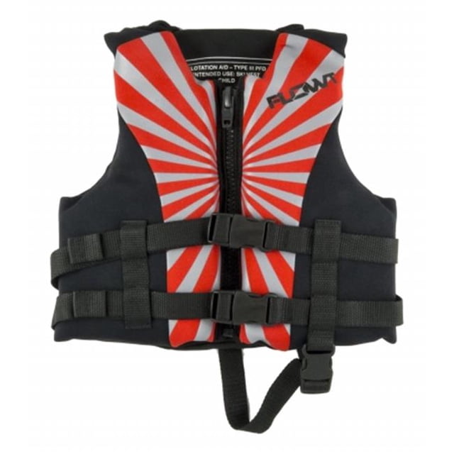 Flowt 40219-CLD Gilet de Sauvetage Personnage Tout Usage, Rouge - Néoprène Léger, Mousse EPE & Enfant