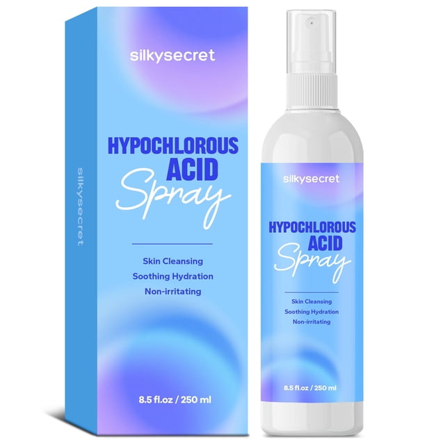 Spray de ácido hipocloroso SilkySecret de 250 ml para la piel y la limpieza