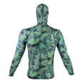 thumbnail image 2 of IST PURiGUARD Hooded Spearfishing Rashguard with Speargun Loading Pad (Green, X-Large), 2 of 3