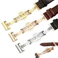 thumbnail image 3 of Genuine Leather Watch Strap Fit For Armani Ar1674 1647 0389 0397 0398 1648 0382 Watch Band Butterfly Clasp 20mm 22mm Wristband, 3 of 3
