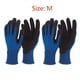 thumbnail image 1 of 2 Pairs, Blue Gardening Gloves For Women Men, Protective Polyester And Nitrile Thornproof Work Gloves, Breathable Durable Touch-Screen Garden Gloves For Weeding Digging Raking Pruning (Large), 1 of 4