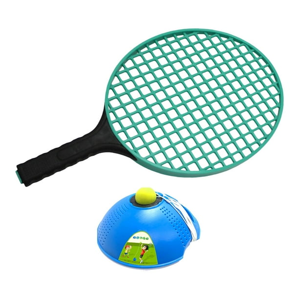 Raquetas de tenis para niños Entrenador de tenis individual Equipo de práctica de autoaprendizaje con verde