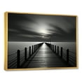 thumbnail image 2 of Designart "Path To Void Landscape III" Bridges Floater Framed Canvas Art Print, 2 of 5