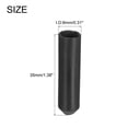 thumbnail image 2 of 15Pcs Heat Shrink End Cap 8mm ID x 35mm L 2.5:1 Ratio Heat Shrink Tubing Cap Lined Sealed Waterproof Black, 2 of 5