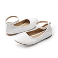 thumbnail image 4 of Zapatos de Vestir para Niña DREAM PAIRS Bailarinas Blancas Talla 6, 4 of 5