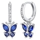 thumbnail image 1 of Pendientes de aro para las mujeres de la moda de joyería de cobre con cristales de colores Elegante Dainty Everyday Wear Accesorios de moda Idea, 1 of 3