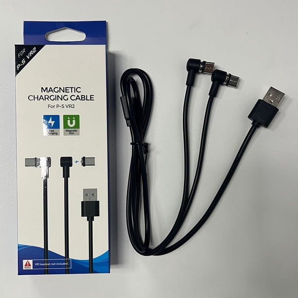Cable de cargador de mango de juego magnético, adaptador de cargador de Gamepad de ahorro de espacio para PS VR2 Ndcxsfigh Para estrenar