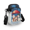thumbnail image 3 of HELLHERO Christmas Snowman Shoulder Bag with Women Adjustable Shoulder Strap Crossbody Small Bags Trendy Polyester, 3 of 7