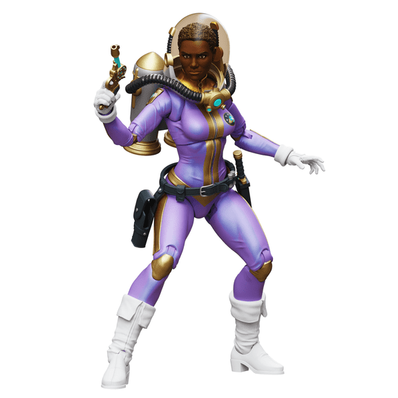 Boss Fight Studio Epic H.A.C.K.S. Core Wave 1, Roxy London: Freelance Peacekeeper Action Figure - Highly Articulate Collectible Figurine with Interchangeable Parts and Accessories - 1:12 Scale
