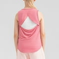 thumbnail image 5 of Quaouag Girls Cotton Racerback Tank Tops Cute Basic Dance Sleeveless Shirts Crewneck Loose Yoga Blouses Tees 5-12 Years, 5 of 5