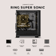thumbnail image 5 of Gabinete XTREME PC GAMING Sonic Super Sonic Ring Edition Mini Torre 4 Fan ARGB USB-C Negro CXTSS6000BK, 5 of 6