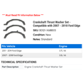 thumbnail image 2 of Crankshaft Thrust Washer Set - Compatible with 2007 - 2018 Ford Edge 2008 2009 2010 2011 2012 2013 2014 2015 2016 2017, 2 of 2