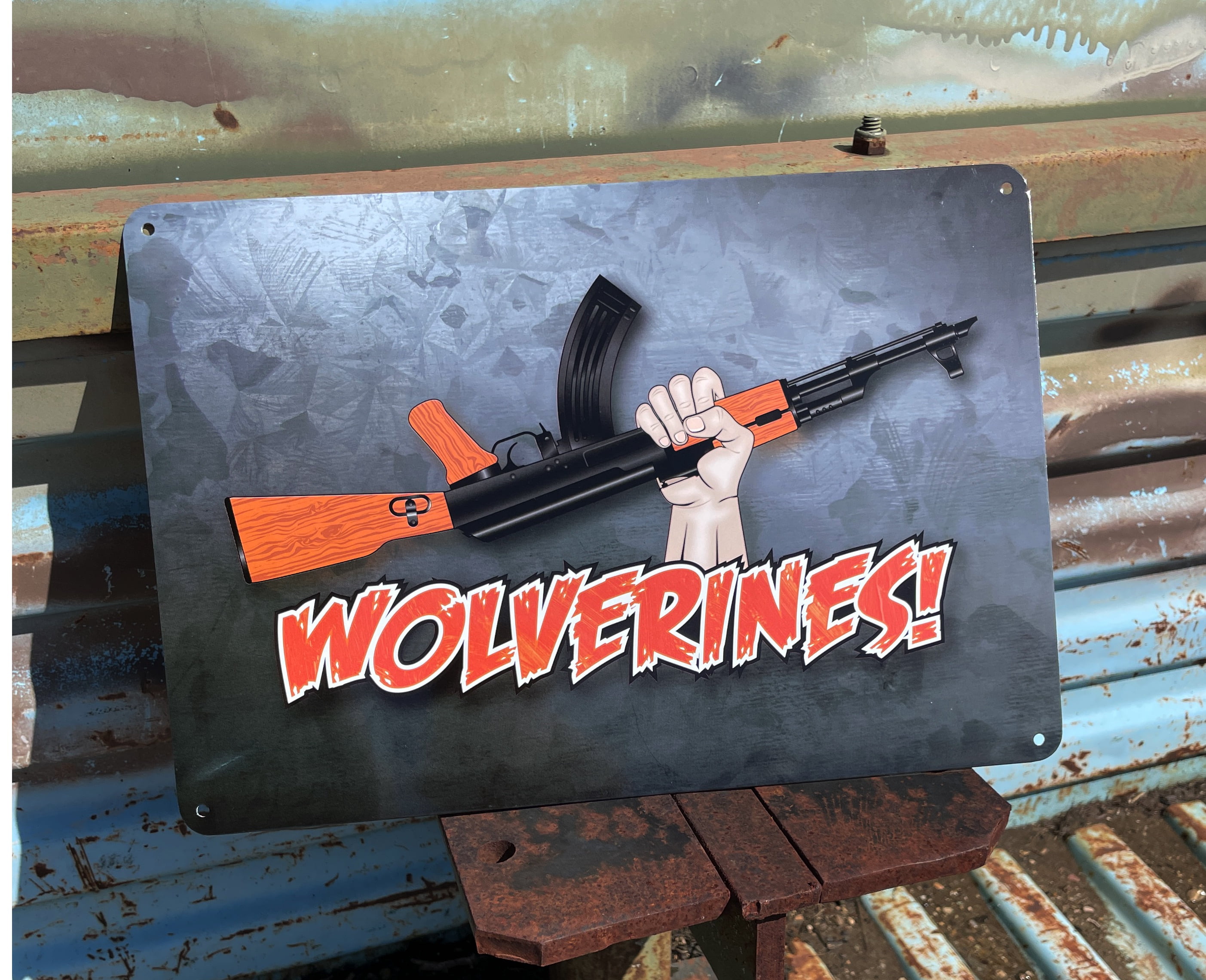 Rogue River Tactical Canada Flag Metal Tin Sign - 12x8 Inch Wall Decor For Man Cave, Bar, Or Garage