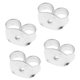 thumbnail image 4 of Paquete De 4 Piezas De Metal De Plata De Ley 925 5,5 Mm Tope De Seguridad Para Pendientes-Plata Zulema Pendientes, 4 of 8