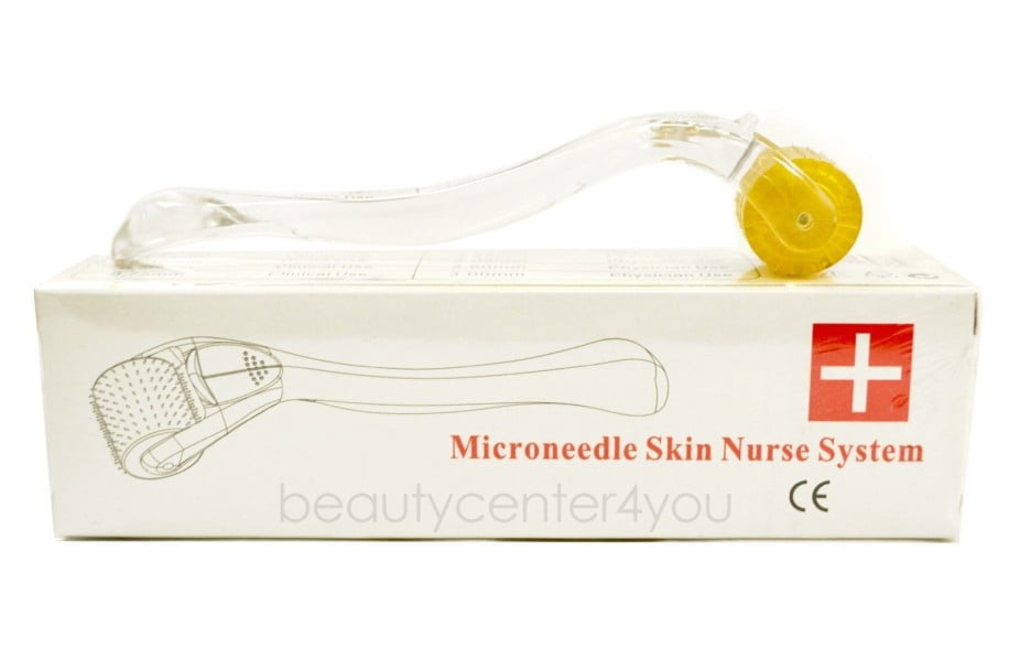 0.5 mm Derma Micro Needle Face Roller Skin Care Tool (192 Needles) For Wrinkles, Scars, Stretch Marks, Skin Rejuvenation and Cellulite Treatment
