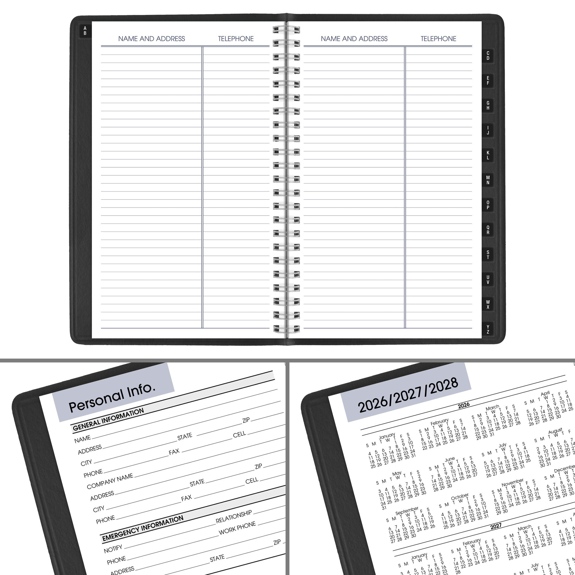 AT-A-GLANCE DayMinder 2027 Weekly Appointment Book Planner Tabbed