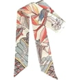 thumbnail image 2 of Moda flor natural pájaro impresión bolso manija cinta bufanda cuello bufanda mujeres TUNC Sencillez, 2 of 5