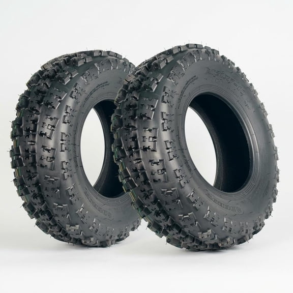 Set of 2 ATV/UTV Tires 21X7-10 All-Terrain Tires, 6PR Tubeless for ATV and UTV, Heavy Duty All Terrain Tires for Mud Sand Dirt Snow & Off-Road