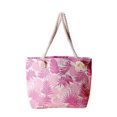thumbnail image 1 of Bolsa Op para Playa Estampado con Hojas Rosa, 1 of 4