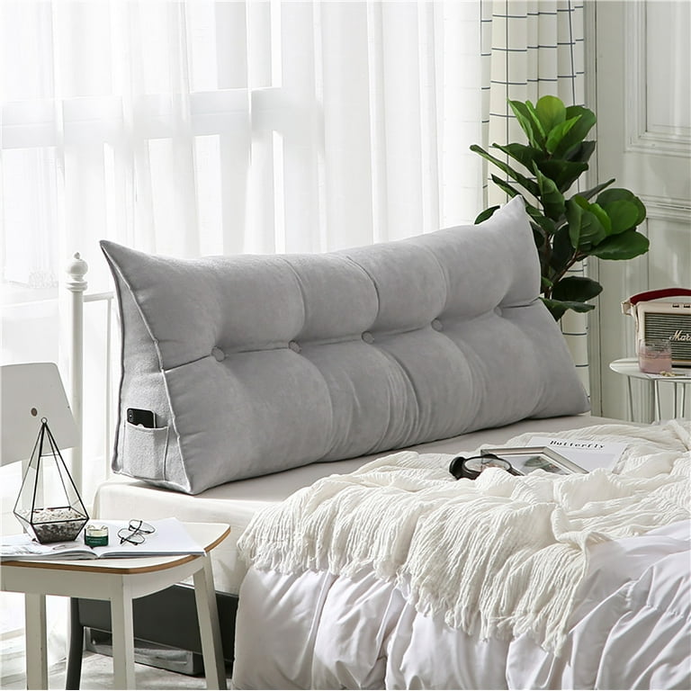 Long Soft Bed Cushion Backrest Large Sofa Waist Pillows Decor Home
