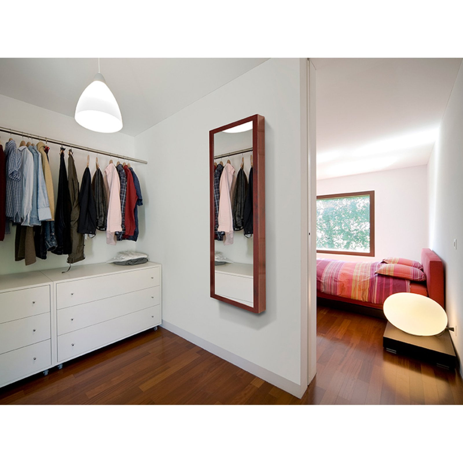 Mirrotek Plaza Astoria Over The Door Wall Mount Jewelry Armoire With Full Length Mirror Com Wall Mount Jewelry Armoire With Full, Mirrotek Over The Door Mirror Jewelry Armoire