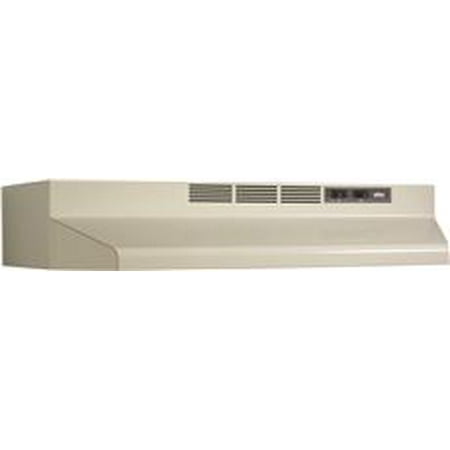 hood non range broan bisque ducted cabinet speed inch under