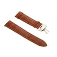 thumbnail image 2 of tredstone Bracelet de Montre en Cuir Papillon Boucle à Boucle Déployante Brun 22 mm, 2 of 8