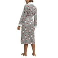 thumbnail image 4 of Peignoir Long d'Hiver pour Femmes en Molleton Doux et Pelucheux, Robe de Chambre, Pyjama, Tenue de Nuit, 4 of 4