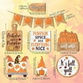 thumbnail image 3 of JeashCHAT Fall Decor Fall Decorations for Tiered Tray Fall Decor Artificial Pumpkins Fall Gnomes Plush Maple Leaves Wooden Thanksgiving Sign Farmhouse Table Decor for Home, 3 of 7