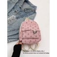 thumbnail image 3 of Mochila Pequeña De Pana Rosa Con Estampado De Conejos, Ligera Y Versátil, 3 of 30