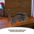thumbnail image 6 of HOMEMAXS The Empty Tombs Easter Scene and Cross Decor Religious Home Decoration Wood Black 6.5x4.3x2.8 Inches, 6 of 7