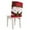 Red, variant on Wadada Christmas Chair Back Covers Dining Table Chair Slipcovers Christmas Plush Stuffed Santa Claus Snowman Reindeer Chair Covers Set for Holiday Decor, Christmas Party Banquet Home Decoration