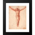 thumbnail image 2 of Fra Bartolomeo 11x14 Black Modern Framed Museum Art Print Titled - The Crucified Christ (1473 - 1517), 2 of 5