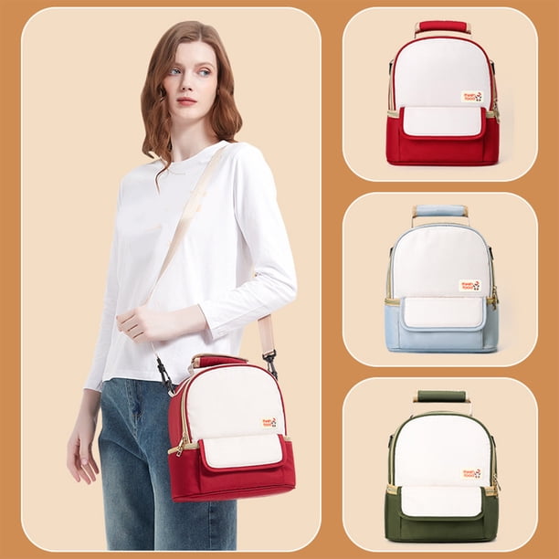 ¡Compra y Ahorra!, Mochila aislante de doble capa de gran capacidad para mantener el frío, bolsa aislante para biberones, bolsa de doble capa y bolsa para bebés, bolsas de hielo para leche fresca