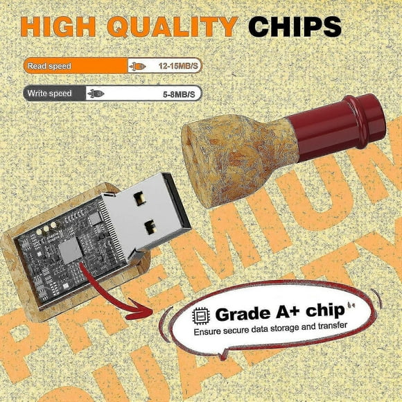 Memory Stick 32gb Usb Sticks Wooden Flash Drive Corkwood Wine Bottle Usb2.0 Pendrive Cute 32 Gb Thumb Drive Jump Drives Data Storage Gift By