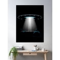thumbnail image 2 of Alien Contact Ufo Ovni Poster Wall Art, Modern Wall Decor For Living Room Bedroom, 24x36 UNFRAMED, 2 of 3