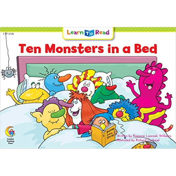 Pre-Owned Ten Monsters in a Bed (Paperback) 0916119904 9780916119904