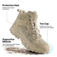 thumbnail image 2 of Botas de senderismo NORTIV 8 Paladin impermeables para hombre, talla 40, color arena, 2 of 3