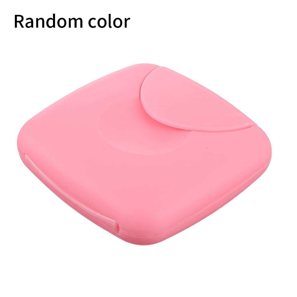 1111Fourone Storage Box Plastic Tampon Holder Portable Mini Woman Toiletry  Travel Organizer Case Color Random