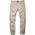 thumbnail image 3 of Pantalón chino tapered de algodón para hombre, frente plano, color piel, talla 30, 3 of 6