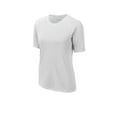 thumbnail image 4 of Sport-Tek LST470LS Ladies Long Sleeve Rashguard Tee, White, 4XL, Womens Clothing, Womens Swimsuits, 4 of 5