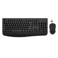 thumbnail image 1 of Combo de teclado y ratón inalámbricos EDJO de tamaño completo, negro, 1 of 7
