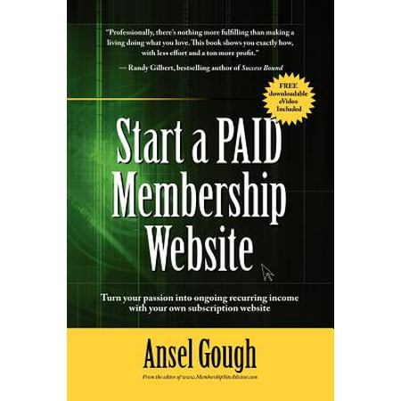Start a Paid Membership Site