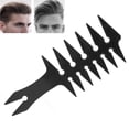 thumbnail image 4 of Men's Comb, Wide Tooth Hair Comb Retro Styling Comb Smooth Glide Rounded Teeth ABS Material Lightweight Portable 20 X 8 X 0.5cm, 4 of 7