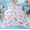 Blue 02, variant on Manfei Pink Cowgirl Boot Full Size Comforter Sets for Kids Girls, Hippie Western Horse Animal Bedding Comforter Set, Pink Reversibles, 3pcs