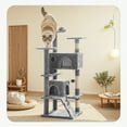 thumbnail image 3 of 54 inch Cat Tree Large Multi-Level Cat Tower Scratching Posts for Indoor Cats Cat Play Cozy Condos, 3 of 7