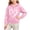 A Pink, variant on NAISIBABY Girls Sweatshirts Size 8, Long Sleeve Hooded Fashion Pullover Graphic Hoodies Pink