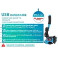 thumbnail image 3 of PC Racing Game USB Handbrake, 16 Bit USB Handbrake for Racing Game, for  G920 G923 G27 G25 G29 T500 T300 Simulate Linear Handbrake, Handbrake Simulated Racing Games, 3 of 7